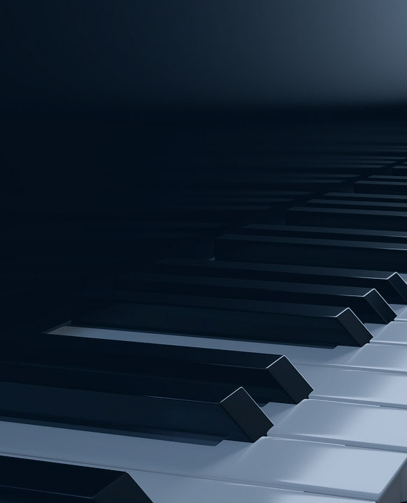 Piano keys for in-home lessons